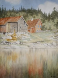 Van Gopledal in Farris door Theodor Kittelsen