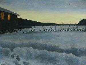 Mijn huis door Theodor Kittelsen