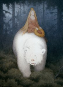 Witte Beer Koning Valemon door Theodor Kittelsen