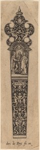 Ornament voor Mesheft door Theodor de Bry