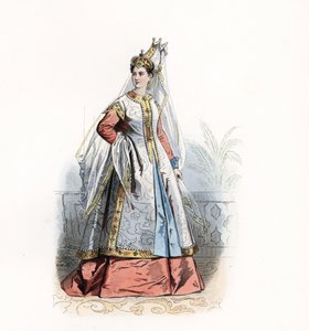 Roxelane of Russelazie, of Hurrem (geboren Anastasia Lisovska, circa 1500-1558), slavin en vrouw van Soliman I de Grote - Roxelana, vrouw van Sultan Suleiman de Grote, naar Theodore de Bry