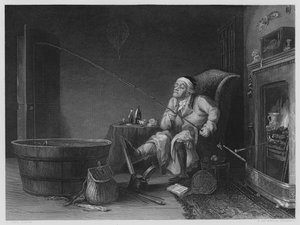 De Enthousiast, uit het schilderij in de Vernon Gallery (gravure)