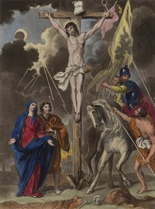 De kruisiging (ets) door Theodore (after) Lane