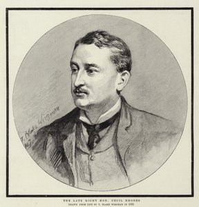 De Wijlen Eerwaarde Cecil Rhodes