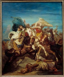 Slag van Arabische ruiters