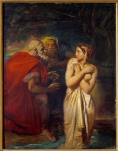 Suzanne en de ouderlingen door Théodore Chassériau