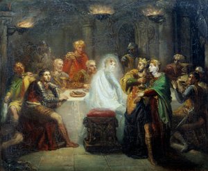 Het spectrum van Banco Illustratie voor William Shakespeare