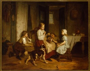 Gelukkig gezin door Theodore Gerard