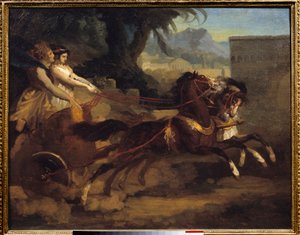 Oude tankrace door Theodore Gericault