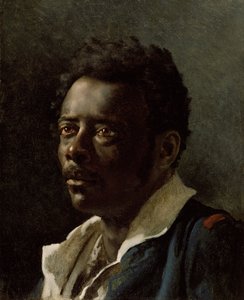 Zwarte man (portretstudie)