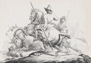 Slagers van Rome door Theodore Gericault