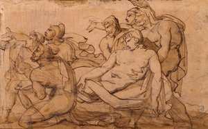 De dood van Paris door Theodore Gericault