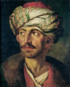 Hoofd van een Oriëntaal of Portret vermoedelijk van Mustapha, c.1819-21