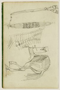 Paardenstudies en kwastjes door Theodore Gericault