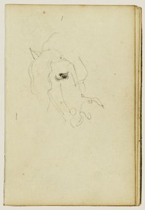 Paardenhoofd door Theodore Gericault