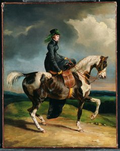 Ruiterster door Theodore Gericault