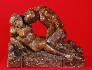Jupiter en Antiope (tweede zijde), c.1818 (steen met bruine patina)