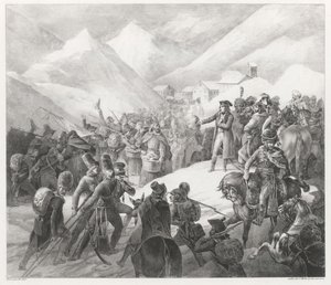 De oversteek van de Mont Saint-Bernard (Crossing of Mount Saint Bernard)