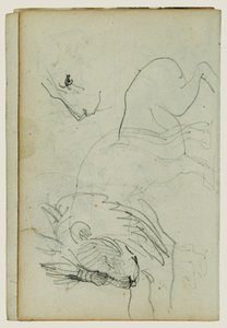 Leeuw studies door Theodore Gericault