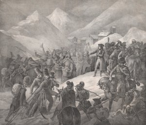 Doorgang door de Sint-Bernardpas, 1822 door Theodore Gericault