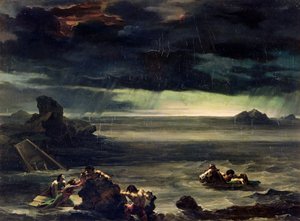 Scène van de zondvloed, 1818-20
