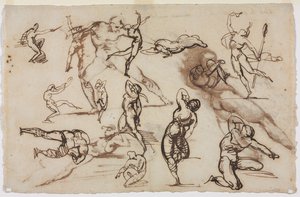 Blad met Schetsen (verso)