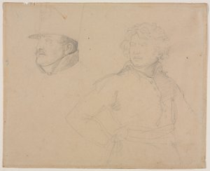 Studie van twee soldaten