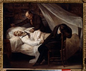 De dood van de schilder Theodore Gericault (1791-1824) 26 januari door Theodore Gericault