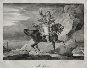 De Giaour, 1820 door Theodore Gericault