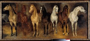 De borsten (detail) door Theodore Gericault