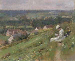 De vallei van Arconville door Theodore Robinson
