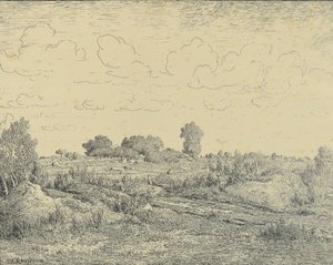 De vlakte van La Plante in Biau