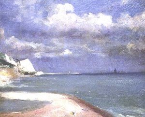 Naderende Storm door Theodore Roussel
