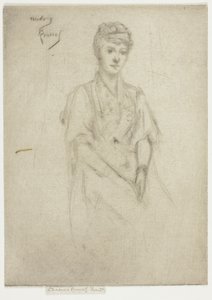 Portret van Mevrouw Cyprian Williams in Fantasiekleding