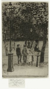 Het kinderuurtje, zomeravond, Parson