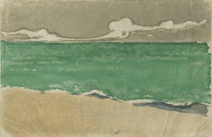 De zee bij Bognor door Theodore Roussel