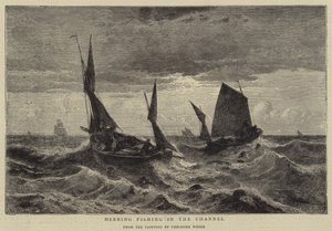 Haringvisserij in het Kanaal door Theodore Weber