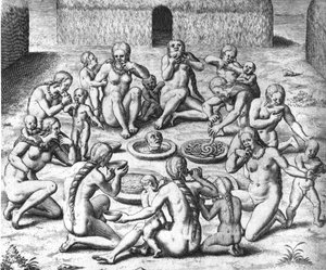 Antropofage Maaltijden: Kannibalen van Zuid-Amerika - in 