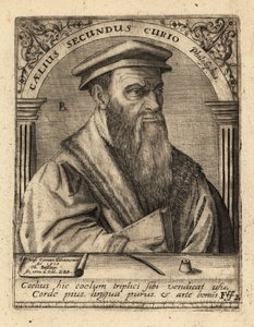 Celio Secondo Curione, Italiaanse humanist. door Theodore de Bry