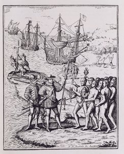 Columbus op Hispaniola, uit 