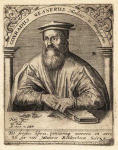Conrad Gessner, Zwitserse arts door Theodore de Bry
