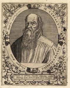 Cyriacus Spangenberg door Theodore de Bry