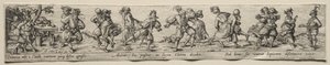 Dans van Boeren door Theodore de Bry