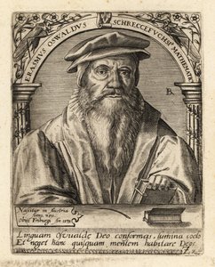 Erasmus Oswald Schreckenfuchs, Oostenrijkse humanist door Theodore de Bry