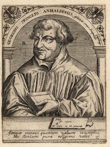 George III, prins van Anhalt-Dessau door Theodore de Bry