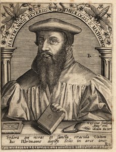 Hartmann Beyer door Theodore de Bry