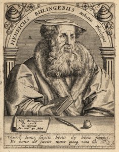 Heinrich Bullinger door Theodore de Bry