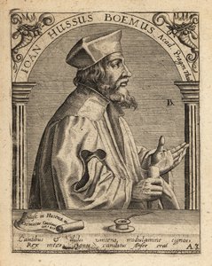 Jan Hus door Theodore de Bry