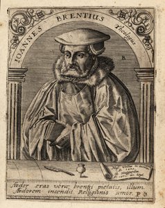 Johann Brenz door Theodore de Bry