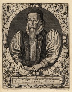 John King, overleden 1621, Bisschop van Londen door Theodore de Bry